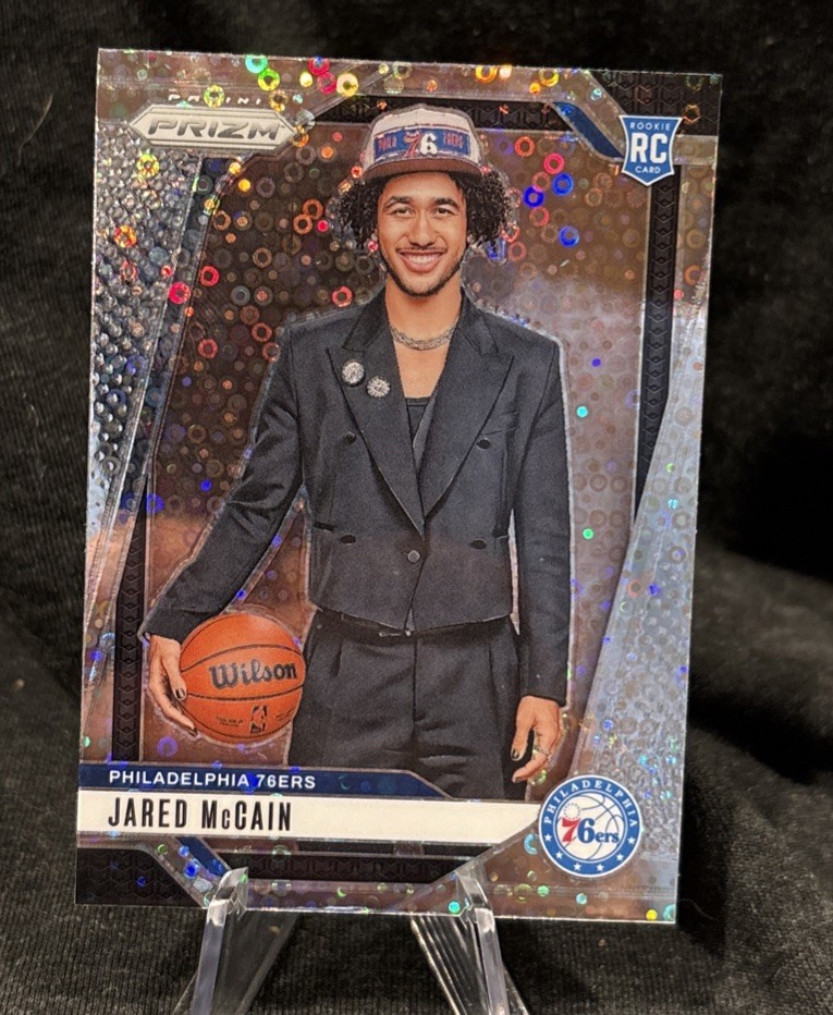 2024-25 Panini Prizm Rookie Variation Jared McCain #222 Fast Break Prizm RC