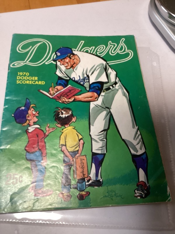 1970 Los Angeles DODGERS Program PITTSBURG PIRATES