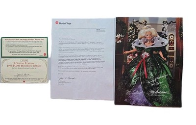 Barbie Happy Holidays 1995 Special Edition Redemption Certificate OHNE Puppe WS7E