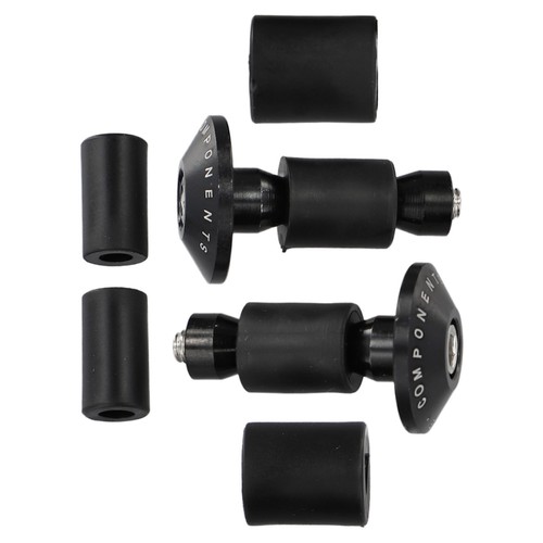Brand New High Quality Bar Ends Black Replacement Slider Aluminum Glue - Picture 10 of 12
