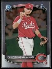 Ichiro Cano Hernandez 2025 Bowman Chrome Prospects #BCP-18 Cincinnati Reds