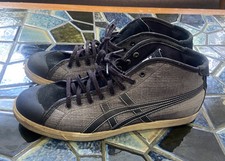 Asics Onitsuka Tiger COOLIDGE Mid Sneakers Black & Grey Men's 8.5 Shoes