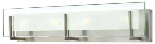 Hinkley Latitude 26" Wide Brushed Nickel Modern Bathroom Vanity Light - Picture 2 of 10