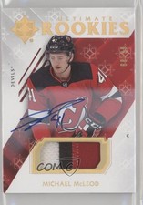 2018 Upper Deck Ultimate Collection Rookies 68/99 Michael McLeod Patch Auto 5j8