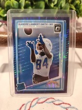 2025 Panini Donruss Optic - Keandre Lambert-Smith #271 Purple Shock Prizm (RC)