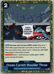 Ocean Current Shoulder Throw OP14-058 The Azure Sea's Seven Foil Rare