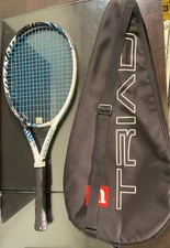 Dunlop Force 105 Sporting Tennis Racquet 4 3/8, 105 in , 10 oz Black/White w/Bag