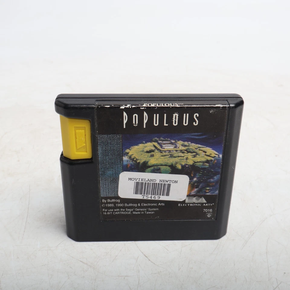 Populous Sega Mega Drive - Cart & Manual - - Image 4 of 4