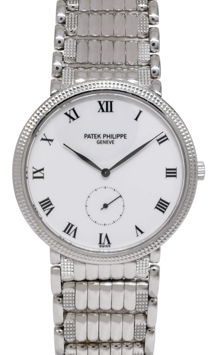 Patek Philippe — Patek Philippe Calatrava 3919 18k White Gold 33mm Manual Watch 3919/20G