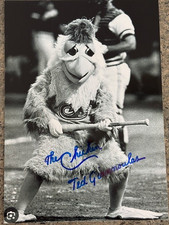 Ted Giannoulas The Famous San Diego Chicken Signed Autographed 5X7 ROCK ON!
