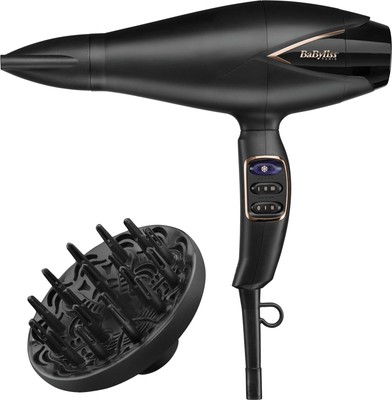 Babyliss Haartrockner Fön D665E 2.200 W 3 Heizstufen Diffusoraufsatz St. B Ware