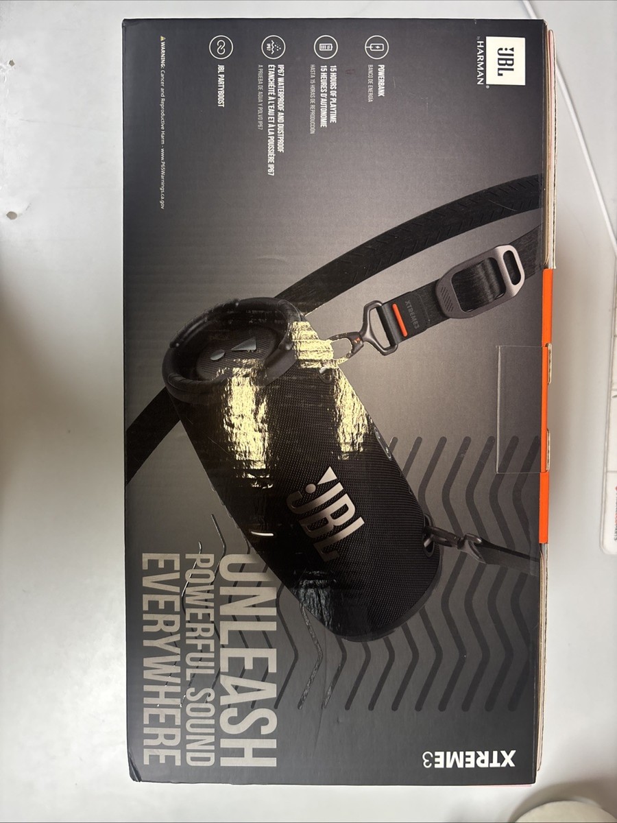 JBL Xtreme 3 Portable Bluetooth Speaker - Black for sale online | eBay