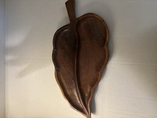 Wooden Leaf Charcuterie Platter Serving Tray