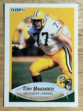 1990 Fleer #176 Tony Mandarich