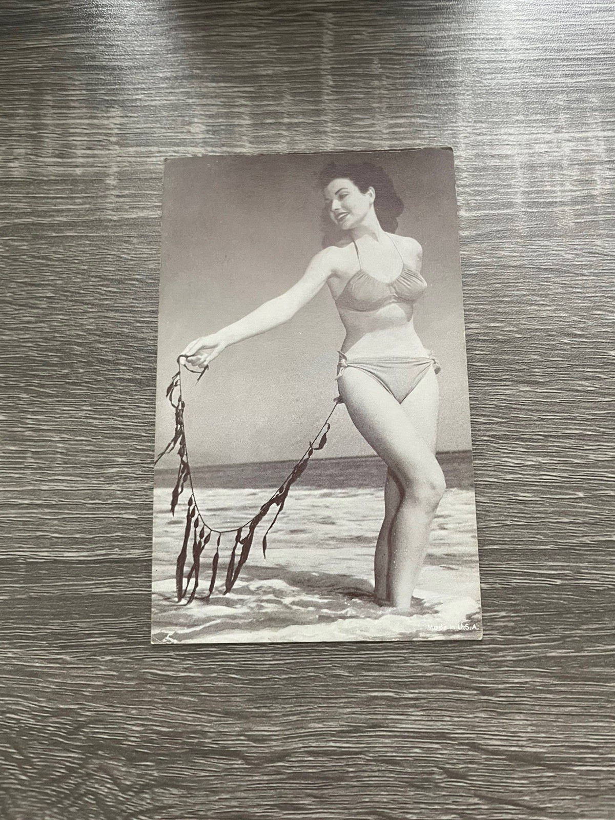 1940s PinUp Girl Risqué Arcade Exhibit Card