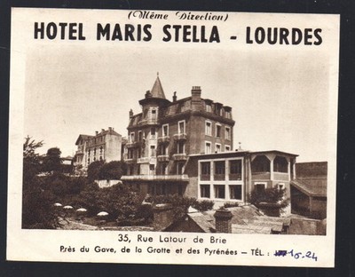alte Werbepapiere SCHWER / Hotels ST CHARLES / MARS STELLA P12577