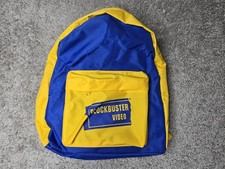 Blockbuster Video Backpack Promotional Item Vintage Size 16×14 Small Pre-owned