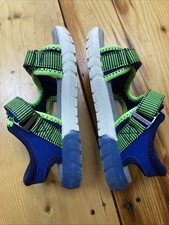 Stride Rite 360 Sandal 10 Light Up Asher Adjustable Toddler Blue Green Washable