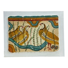 Pintura Fresco de las Perdices Arte Minoico Knossos Palacio Decoración de Pared 8.27 pulgadas