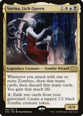 Varina, Lich Queen 2X2 NM MTG