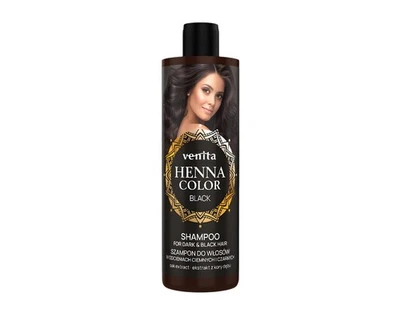 Henna Color Shampoo Venita Black für schwarzes Haar Color 300 ml
