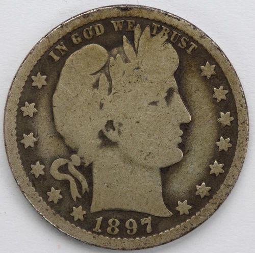 1897 O Barber Quarter