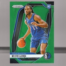 MELVIN AJINCA 2024-25 Prizm #255 Green Prizm RC MAVERICKS