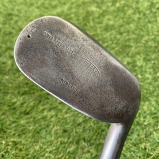 Antique John Jaque Son Niblick Hickory Shaft RH 36" E0 52 Smooth Face