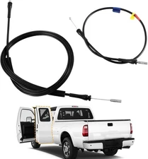 Rear Left & Right Extended Cab Door Latch Release Cable Compatible with Ford ...