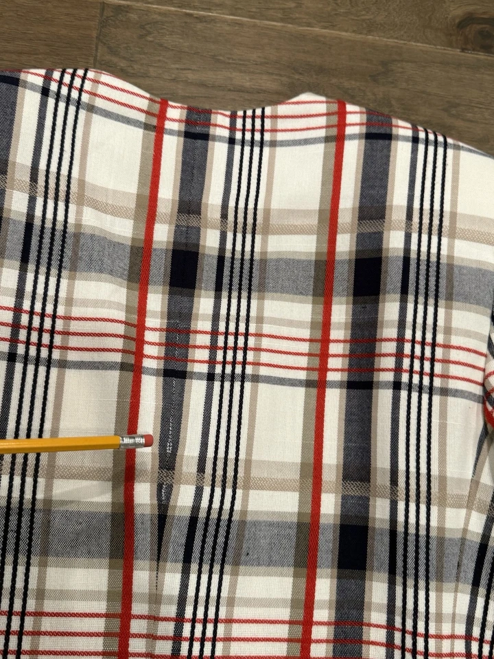 Blazer Mujer Talla 10 Colección Ejecutiva Colorido a Cuadros NECESITA ALTERACIONES Foto 3 de 4