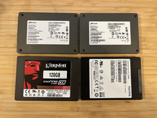 Lot 4 128GB Sata SSD Micron C400 Sandisk Kingston