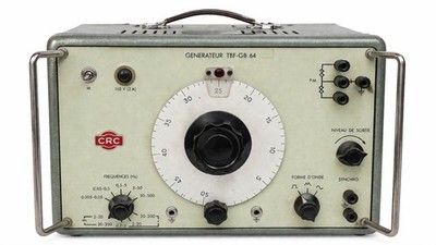 Vintage CRC Generateur TBF-GB 64 Funktionsgenerator Signalgenerator funktioniert