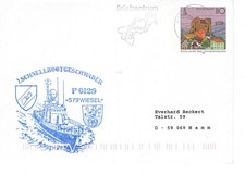 Schiffspost Schnellboot S79 Wiesel 2. Schnellbootgeschwader Ganzsache 1998