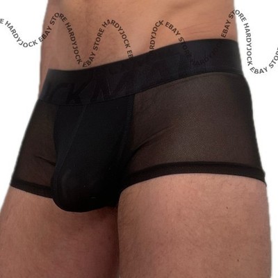 Jockmail Herren Halbtransparent Sexy Micro Mesh Boxershorts Unterwäsche Shorts