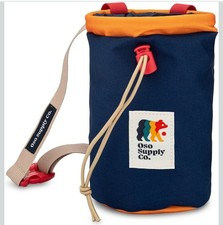 Oso Supply Co Classic Chalk Bag for Rock Climbing, Bouldering w/Quick-Clip Belt