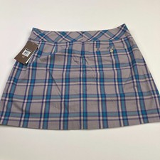 Lady Hagen NEW 10 (pasuje do 33W) Golf Tenis Spódnica w kratę Skort 4" Szorty