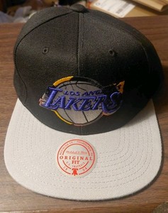 Mitchell & Ness LA Lakers  Two Tone Snapback Hat NEW