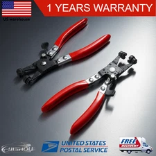 2X Hose Clamp Pliers Car Water Pipe Fuel Coolant Spring Bundle Removal Tool NEW