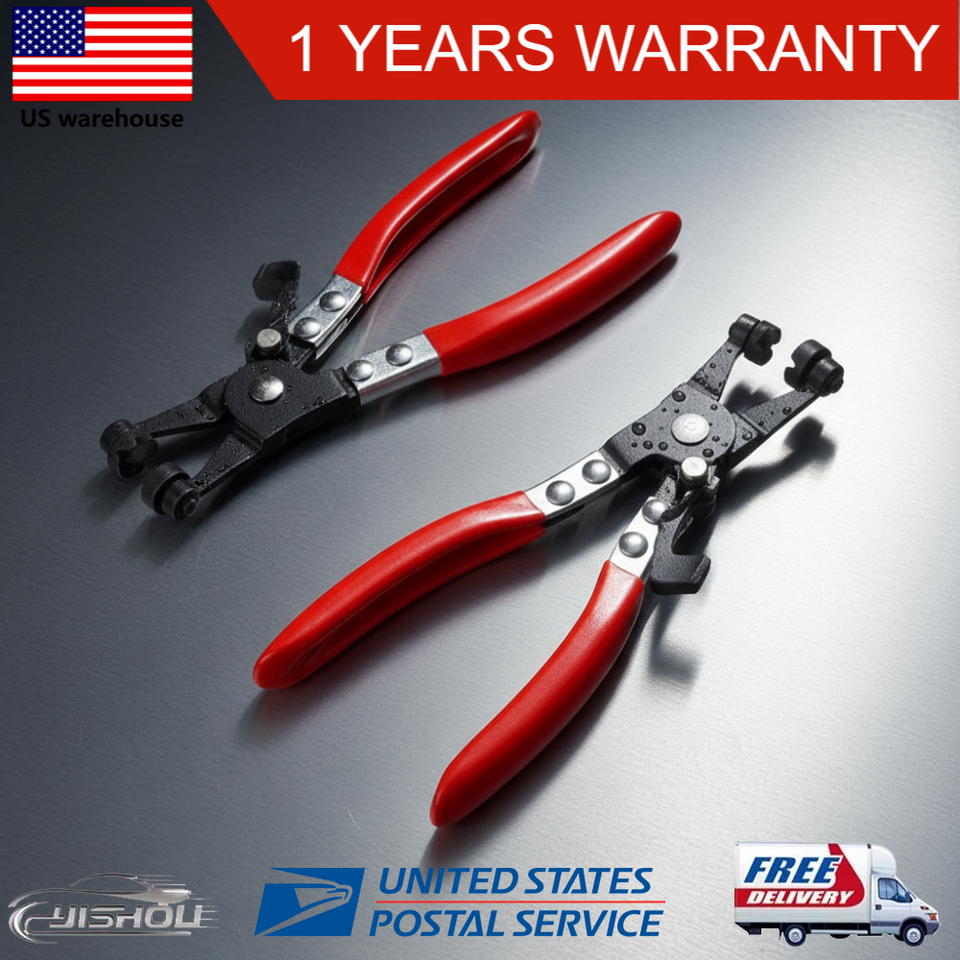 2X Hose Clamp Pliers Car Water Pipe Fuel Coolant Spring Bundle Removal ...