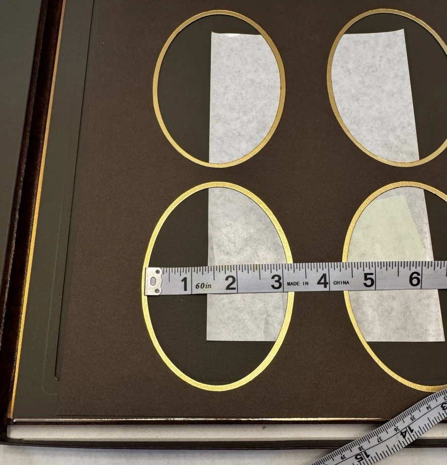 Art Leather Futura Folio Brown Tri-Fold Portfolio 3700 Series READ - Image 4 of 4