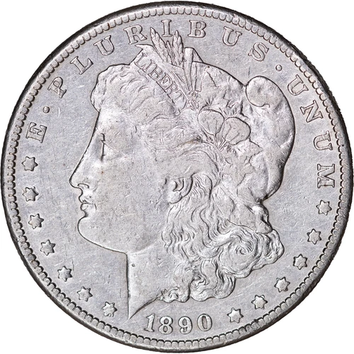 1890-CC Morgan Silver Dollar - Carson City ~ VF Details