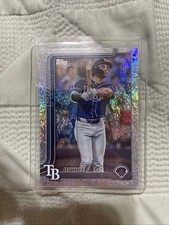 RICHIE PALACIOS 2025 Topps Series 1 Celebration Confetti Foil #124 Rays