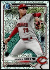 2021 Bowman Chrome #BCP-175 Hunter Greene Prospects Mojo Refractor E1