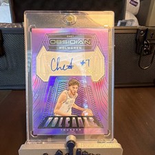 Panini 2023-24 Obsidian Volcanic Signatures Chet Holmgren Auto /49 BOOKEND 🔥