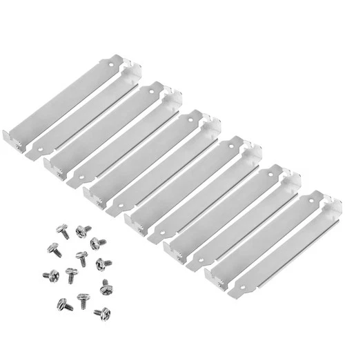 12pcs PCI Slot Cover PCI L Blank Bracket PCI Expansion Blank Plate Supply