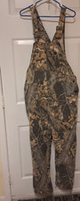 Vintage 80s Mossy Oak Camo Bib Overalls Size XL Made In USA
