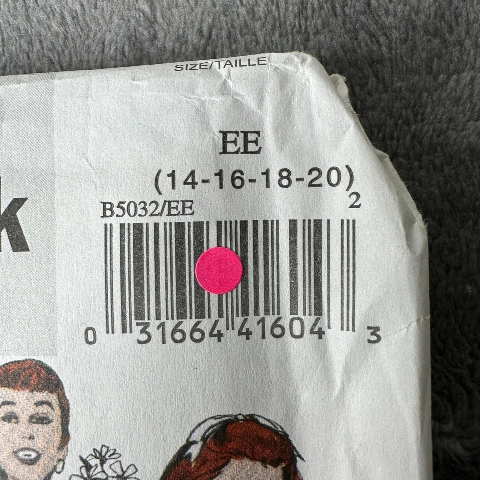 Butterick Retro 52 Dress Sewing Pattern B5032 Sizes 14-20 Capelet Overskirt Easy - Image 2 of 4