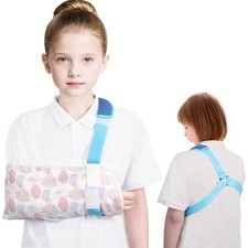 Kids Arm Sling Shoulder Immobilizer Support Shoulder Arm Wrist Elbow Cotton XS