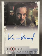 🍿🎬KARIN KONOVAL as Chucky The X Files Seasons 10 & 11 Archive Box AUTO🎬🍿