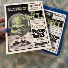 The Gates of Hell / Psycho From Texas Blu Ray Dark Force Slipcover OOP RARE**